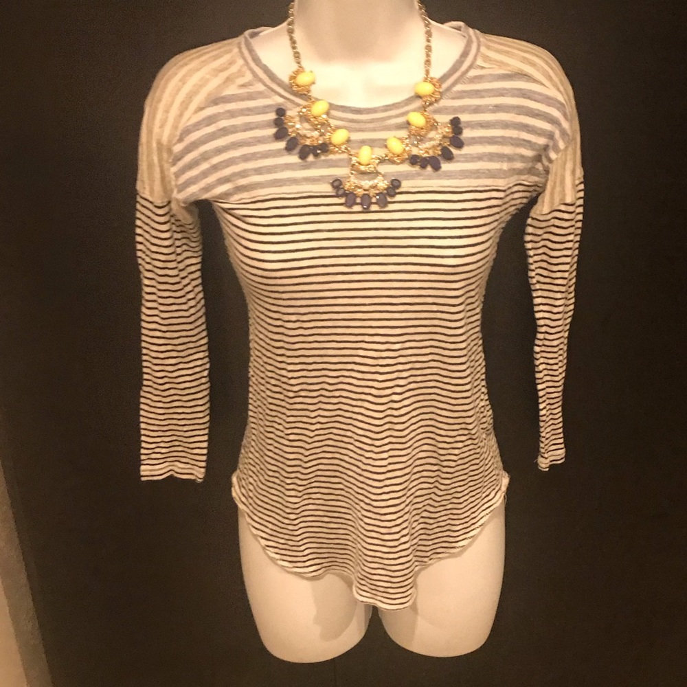 5/$25- JCrew striped top size xxs